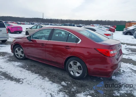 2016 Subaru Legacy 2.5I из США, поврежденный, VIN 4S3BNAA68G3024638
